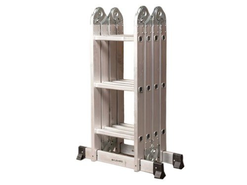 Escalera Articulada 4x3 Aluminio Reforzado Hasta 150kg MI-403