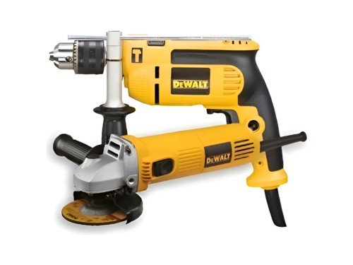 Amoladora 700w 115mm + Taladro Percutor 710w 13mm DeWALT