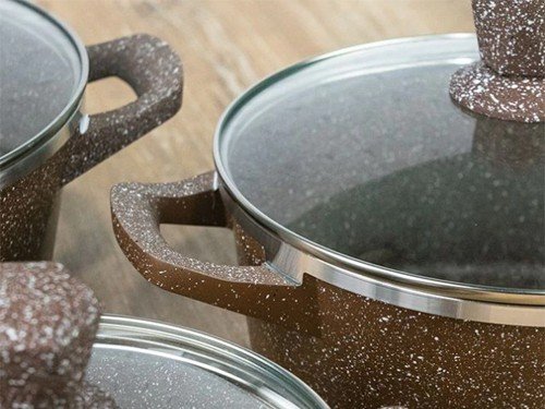 Bateria De Cocina Completa De Aluminio Antiadherente