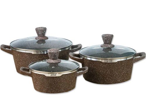 Bateria De Cocina Completa De Aluminio Antiadherente