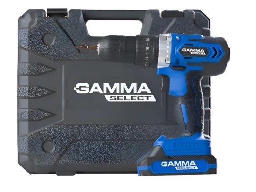 Taladro Percutor A Bateria Gamma Con Maletin