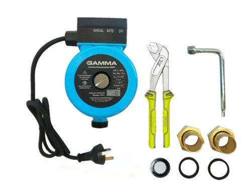 Bomba Presurizadora Gamma Hasta 4 Baños G2791AR + Pinza De Regalo