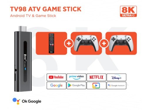 2 en 1 Convertidor a Smart TV + Consola emula PS1/PS2