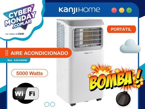 Aire Acondicionado Portátil 5000 Kw, Wi-Fi,  Mod. KJH-AA5000, Kanji