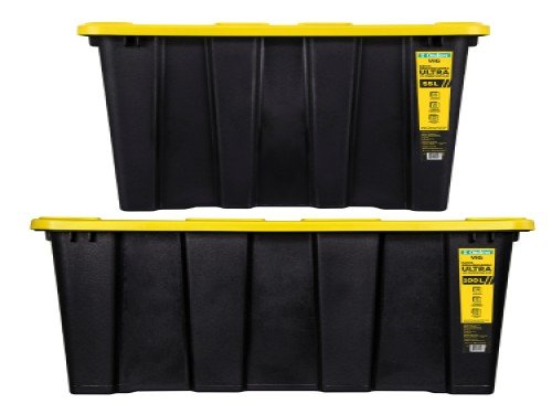 SET DE 2 CAJAS ULTRAS REFORZADAS DE 55 LT Y 100 LT