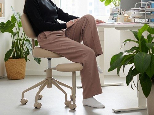 Silla de escritorio ergonómica multi posicion Just Home Collection