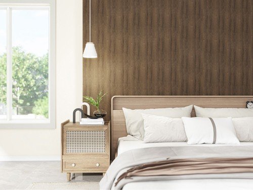 Revestimiento Wall Panel WPC Micro Café oscuro 30 x 240 cm Holztek