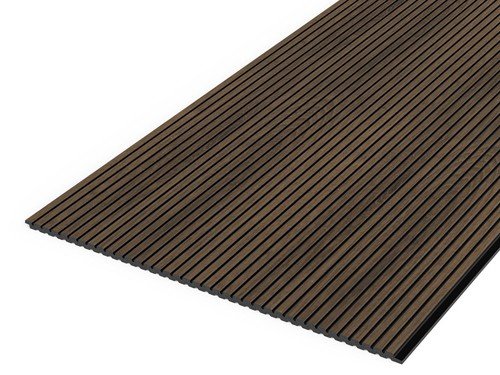 Revestimiento Wall Panel WPC Micro Café oscuro 30 x 240 cm Holztek