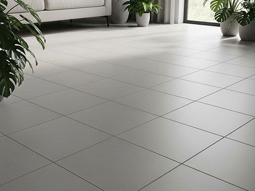 Cerámica cementicia Sierra gris satinada 50x50 Cortines