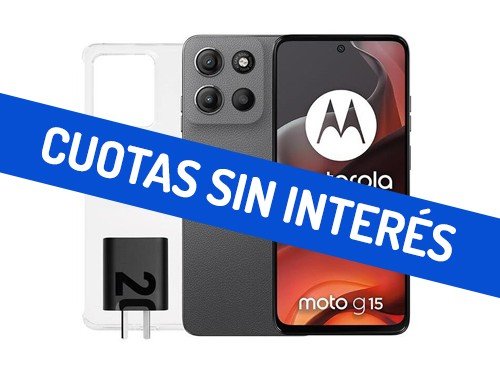 Celular Motorola Moto G15 4G 4 Gb 128 Gb Nfc Gris