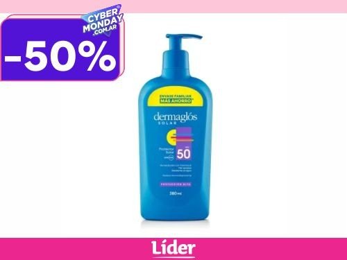 Dermaglos Protector Solar FPS50 x 380 Ml.