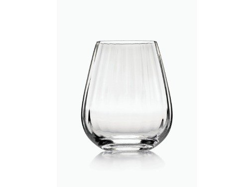 Vaso Vidrio 410ml Líneas Elegante Apto Lavavajillas Tiendas Landmark