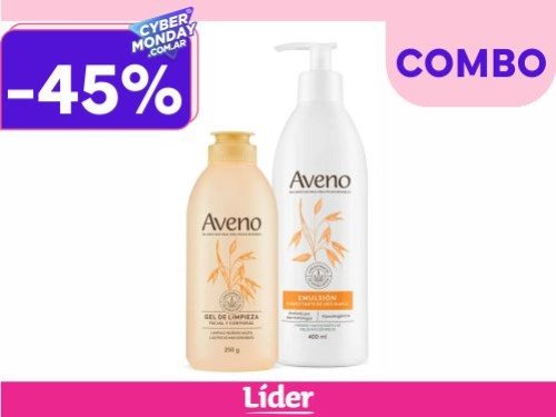Aveno Combo (Gel de Limp Facial y Corporal + Emulsión Corp)