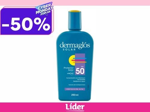 Dermaglos Protector Solar FPS50 x 250 Ml.