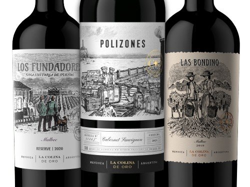 Caja de vino tinto mix La Colina de Oro