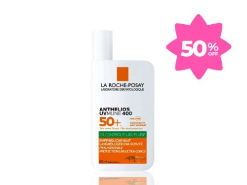 Protector Solar Anthelios Fluido Oil Control FPS 50+ La Roche-Posay