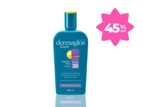 Protector Solar Emulsión Familiar 250ml FPS 30 Dermaglós