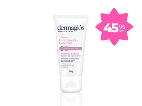 Crema de Manos Hidratación Esencial 50g Dermaglós