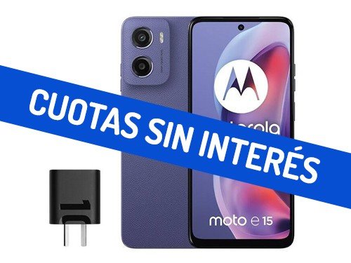 Celular Motorola Moto E15 4G 2 Gb 64 Gb Lavanda