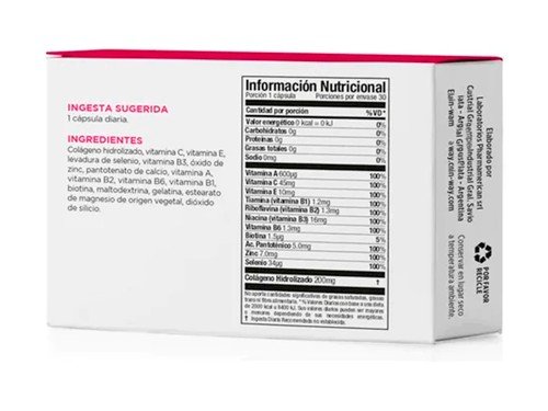 Vitamin Way Cabello Piel Y Uñas Suplemento Fortalecedor X30