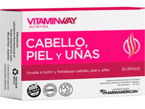 Vitamin Way Cabello Piel Y Uñas Suplemento Fortalecedor X30
