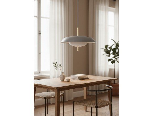 Lámpara Colgante Gris Moderna  Para Comedor Denmark Tiendas Landmark