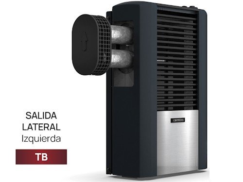 CALEFACTOR COPPENS 2500Kcal TB PELTRE ACERO (SALIDA IZQUIERDA)