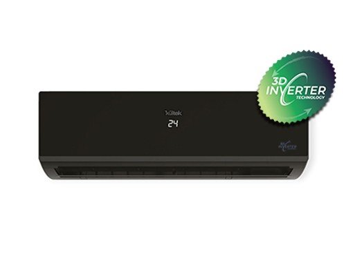 Aire Acondicionado 3D Inverter Kultek R32 3000 Frigorias Black