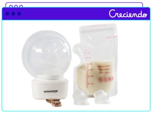 Sacaleche Electrico Alltomom 6821 Manos Libres + Bolsitas