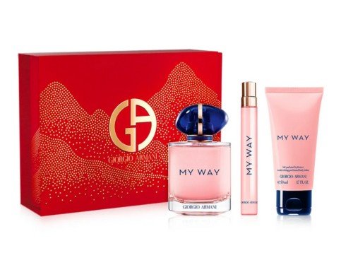 Set Giorgio Armani My Way EDP + Body Lotion + Travel Size Mujer