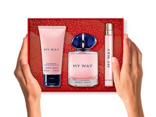 Set Giorgio Armani My Way EDP + Body Lotion + Travel Size Mujer