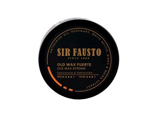 Sir Fausto Men's Cultura Old Wax Cera Fijación Fuerte 100ml