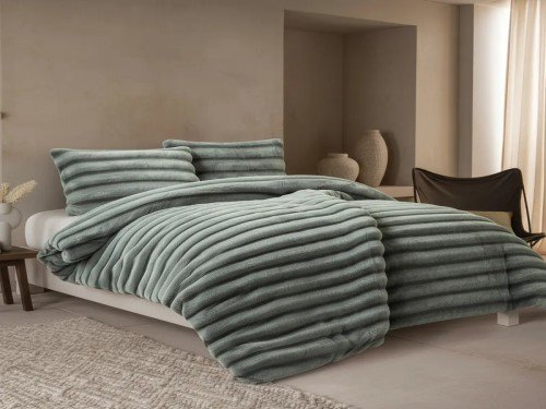 Acolchado Nórdico Manta símil piel de conejo Línea Capadocia 4 Colores