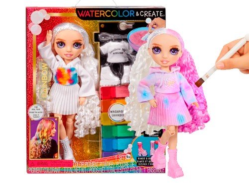 Muñeca Rainbow High  27cm. Fashion Doll Watercolor & Create