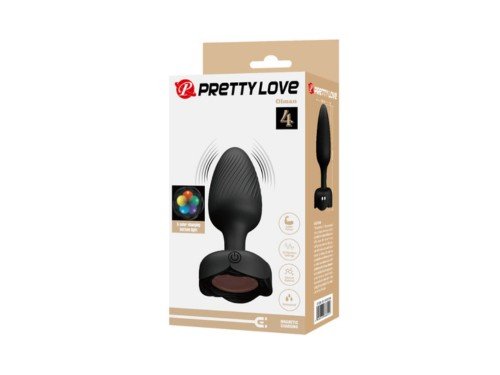 Consolador Plug Anal Dilatador Vibrador Silicona 8,8 cm x 3 cm