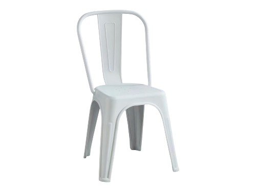 Silla de Comedor Tolix Satinado Blanco