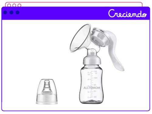 Sacaleche Manual Alltomom 6815 Con Mamadera De 150 Ml