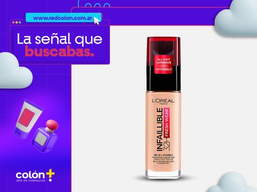 BASE FLUIDA MK INFALLIBLE  130 BEIGE PEAU LOREAL