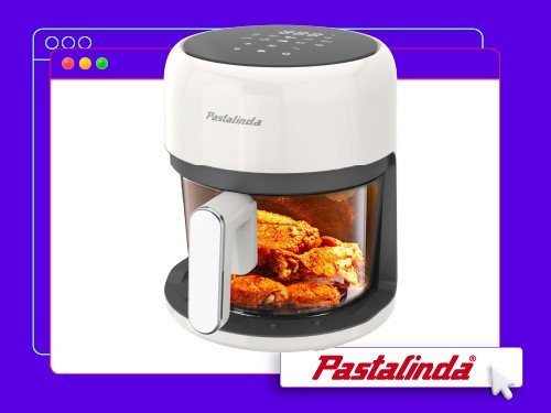 Freidora De Aire 3,5 L Pastalinda Cucina Air Fryer Crema