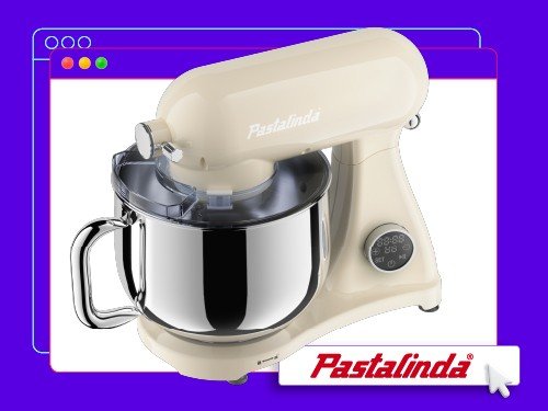 Batidora De Pie Pastalinda Cucina Planetaria Crema