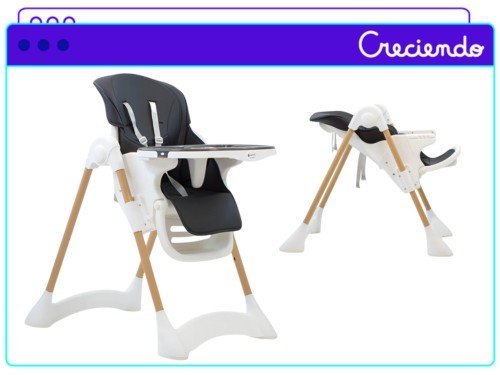 Silla De Comer Mega Baby Mónaco Con Alturas Y Reclinado