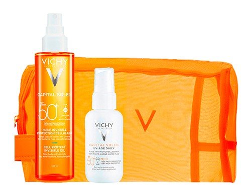 Vichy Capital Soleil Neceser Protección Solar Rostro Y Cuerpo