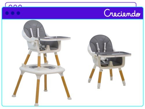 Silla De Comer Mega Baby Paris 2 En 1