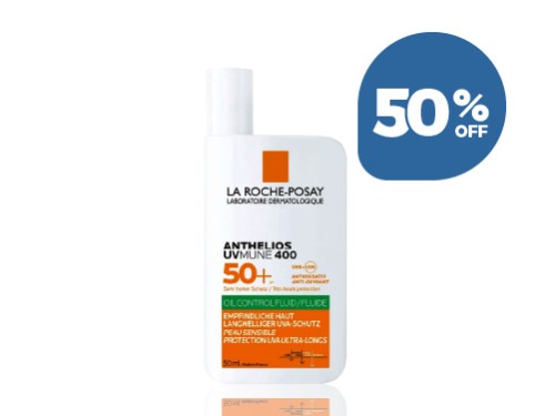 Protector Solar Anthelios Fluido Oil Control FPS 50+ La Roche-Posay