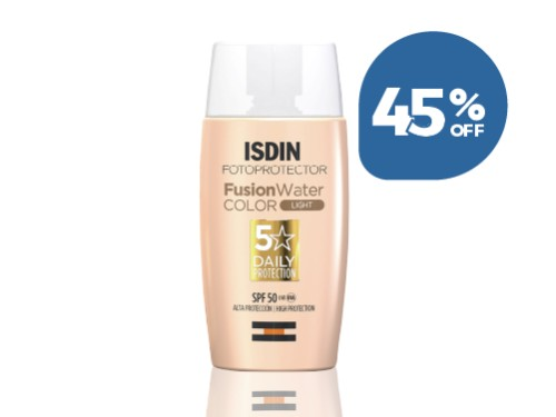 Protector Solar Foto Fusion Water Magic Color Light SPF50+ Isdin