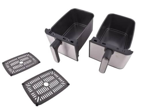 Freidora de Aire Hytoshy Doble Bandeja 2200W 10Lts