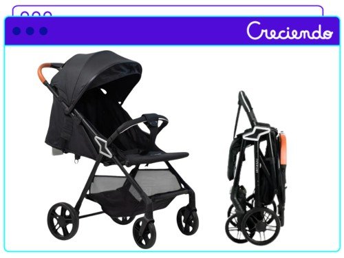 Cochecito De Bebé Mega Baby Nairobi Travel System Liviano Y Compacto