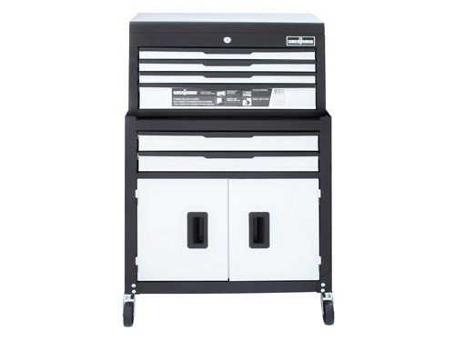 Carro de herramientas metálico 100 kg con gabinete ruedas Ubermann