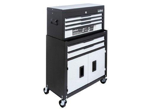 Carro de herramientas metálico 100 kg con gabinete ruedas Ubermann