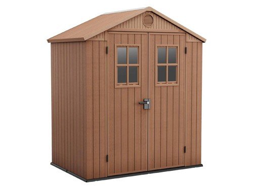 Bodega caseta de jardín Darwin café 190 x 221 x 122 cm Keter